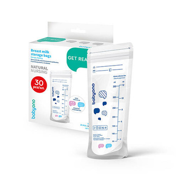 Duże woreczki do przechowywania pokarmu 30 szt. / 350 ml