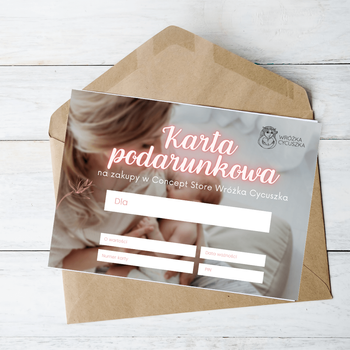 Karta podarunkowa na kwotę 300 zł